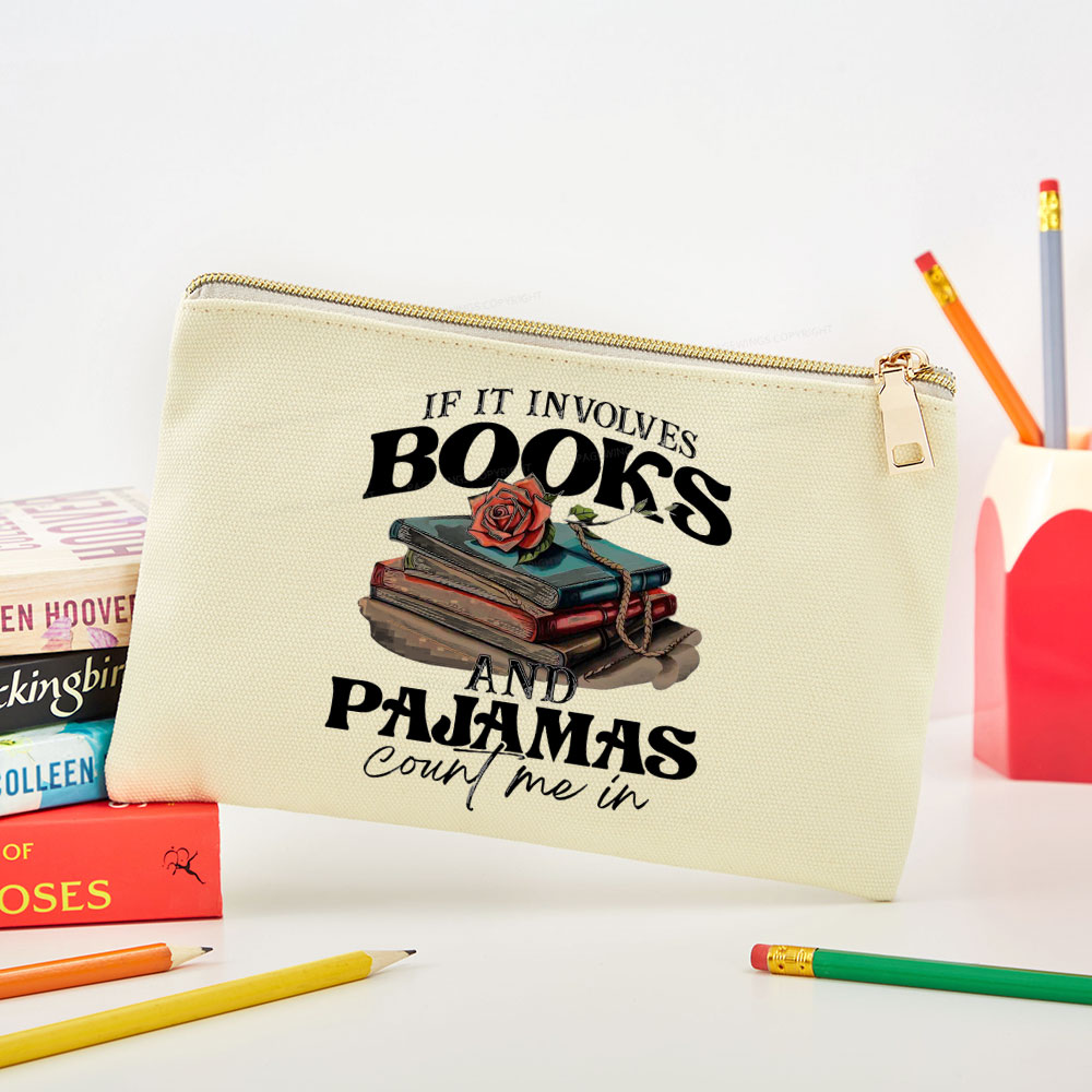 Pagewings Books And Pajamas Pouch