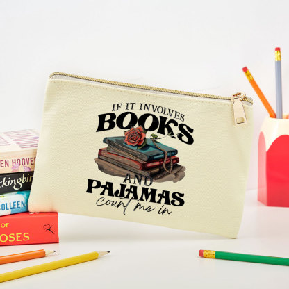 Pagewings Books And Pajamas Pouch