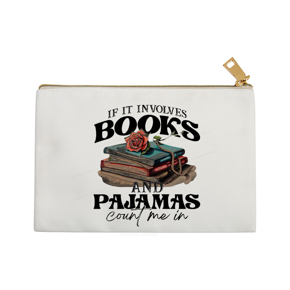 Pagewings Books And Pajamas Pouch