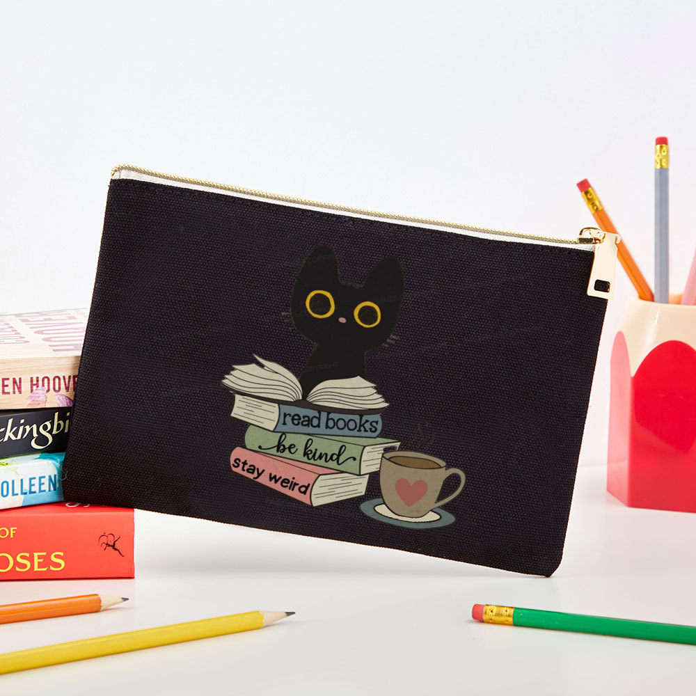 Pagewings Read Books Be Kind Stay Weird Pouch