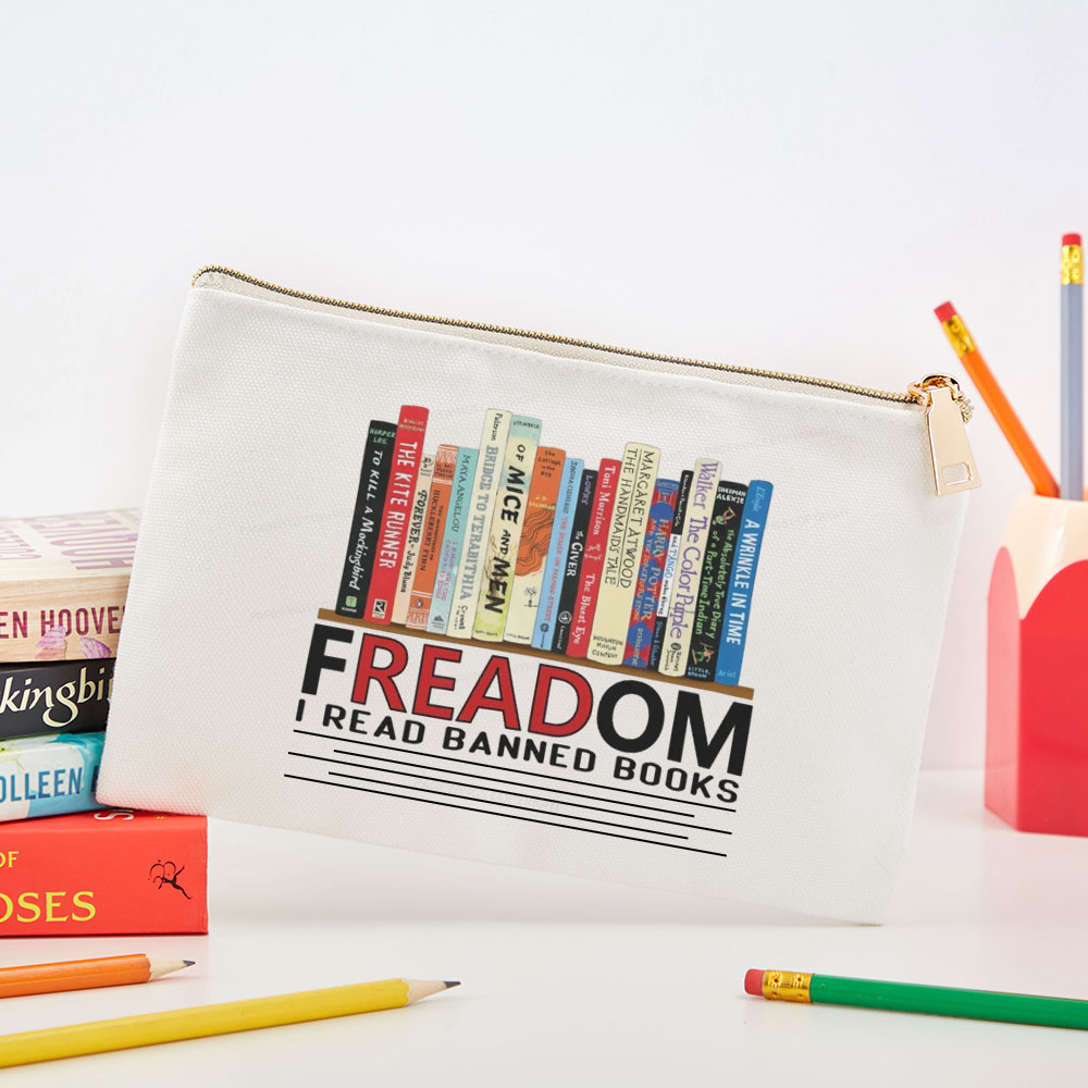 Pagewings Freadom I Read Banned Books Pouch