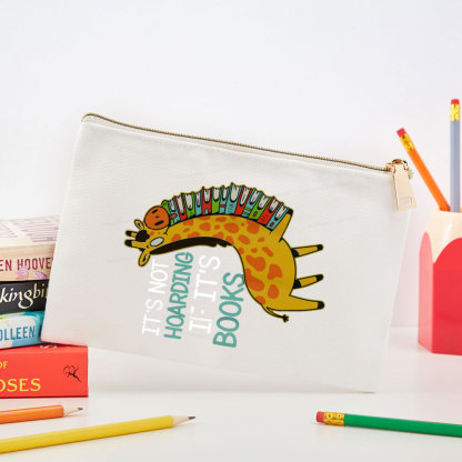 Pagewings It's Not Hoarding If It's Books Pouch
