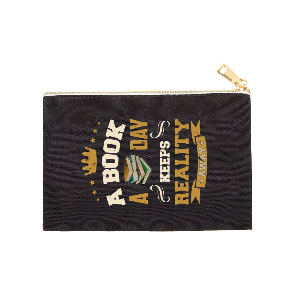 Pagewings A Book A Day Keeps Reality Away  Pouch