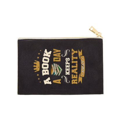 Pagewings A Book A Day Keeps Reality Away  Pouch