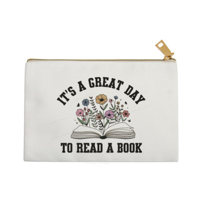 Pagewings It's Great Day to Read a Book Pouch