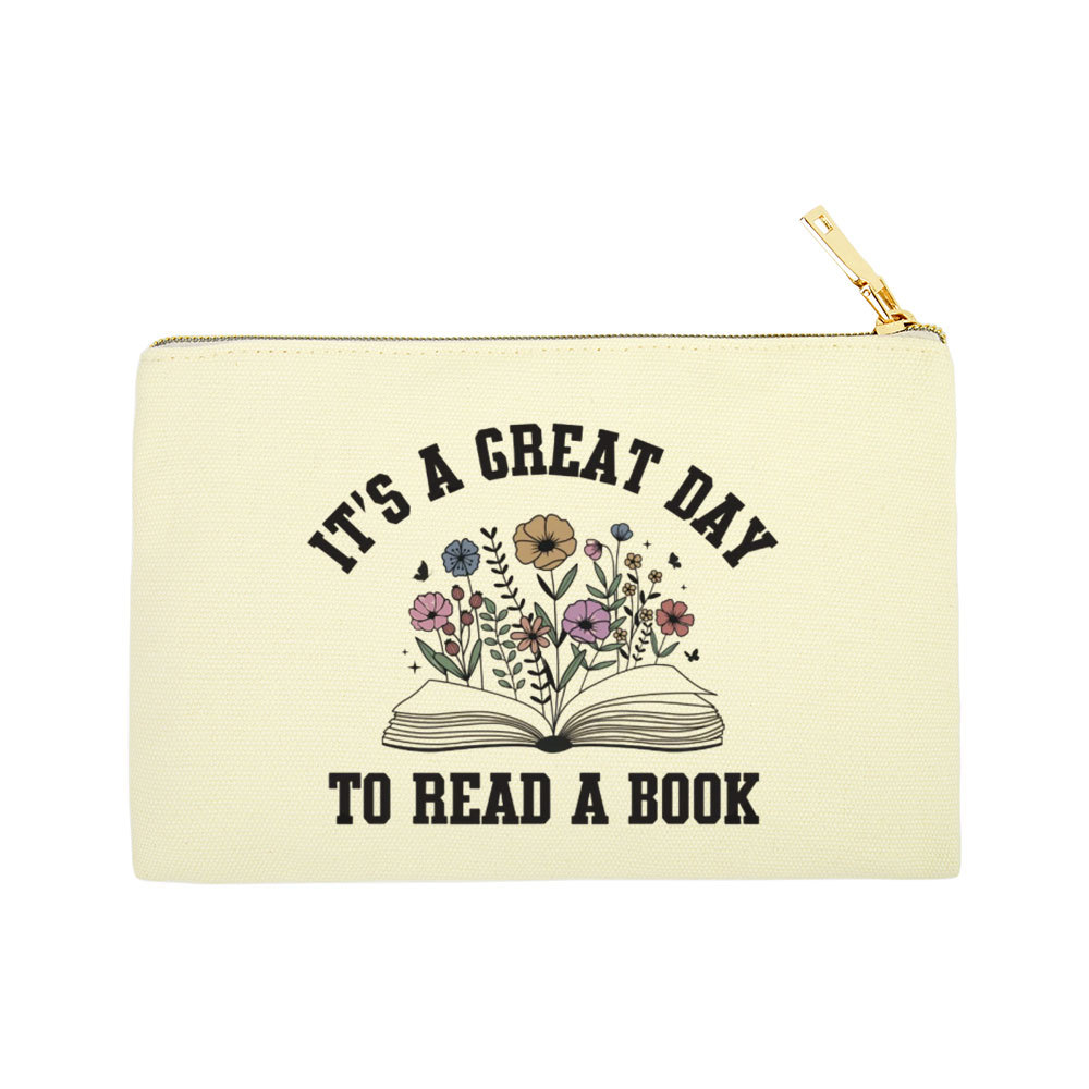 Pagewings It's Great Day to Read a Book Pouch