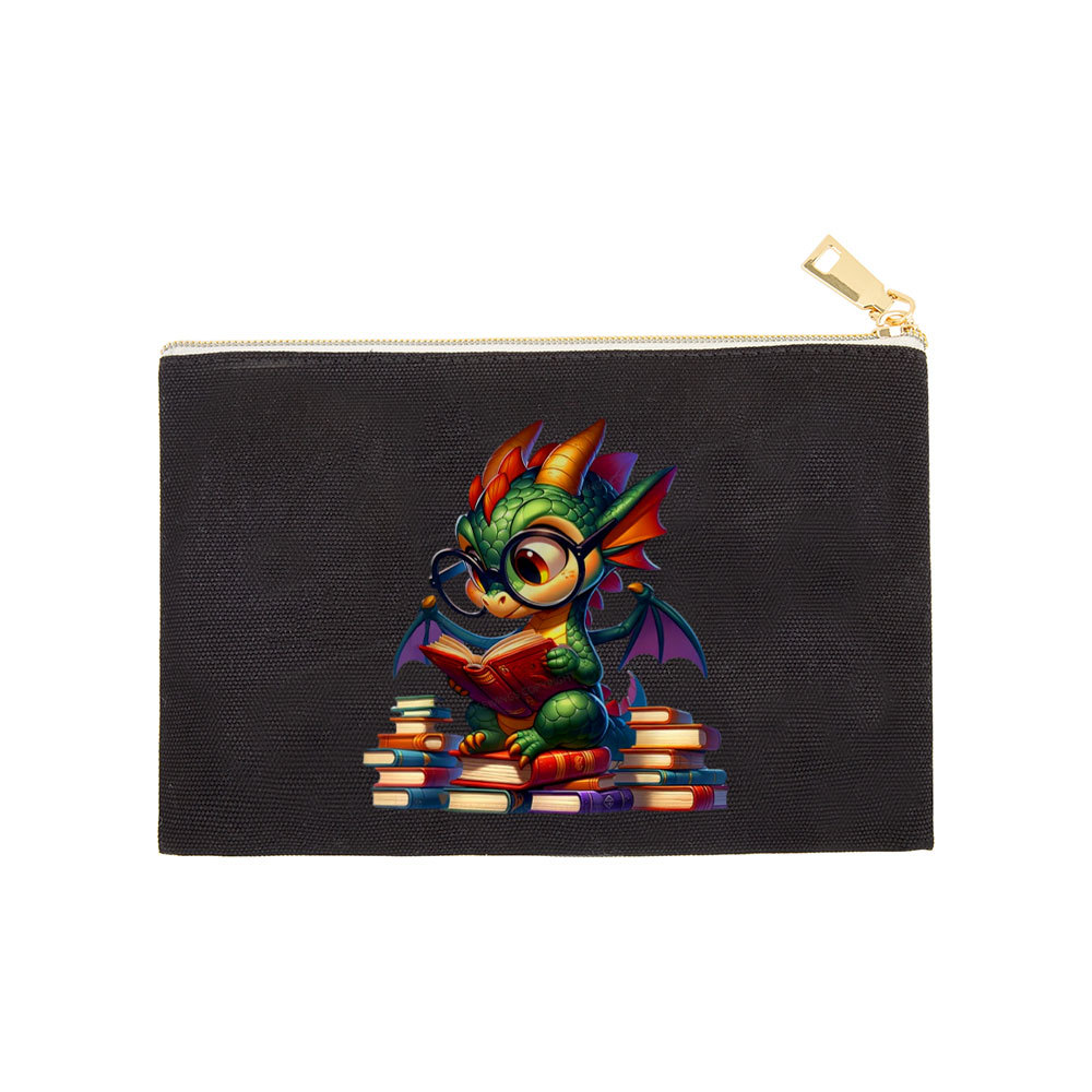Pagewings Dragon And Books Pouch
