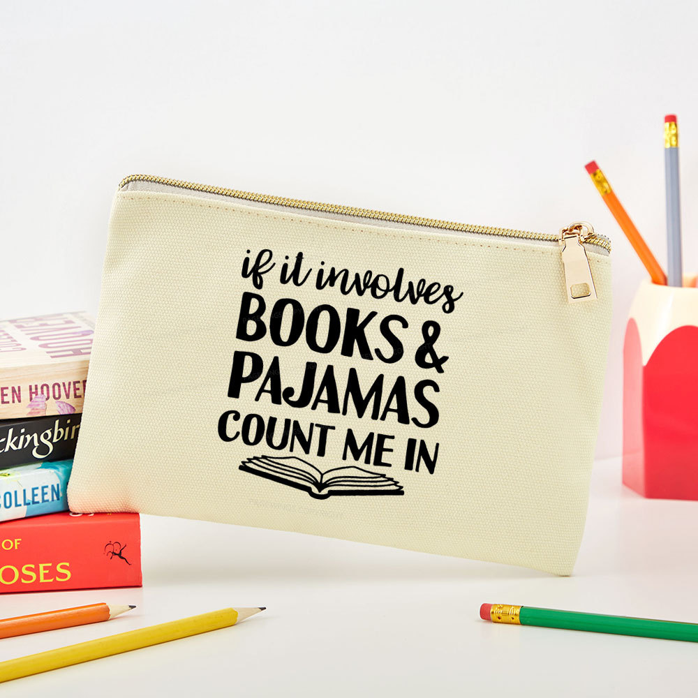 Pagewings Books And Pajamas Pouch