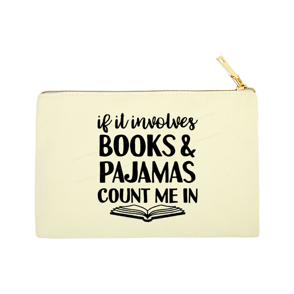 Pagewings Books And Pajamas  Pouch