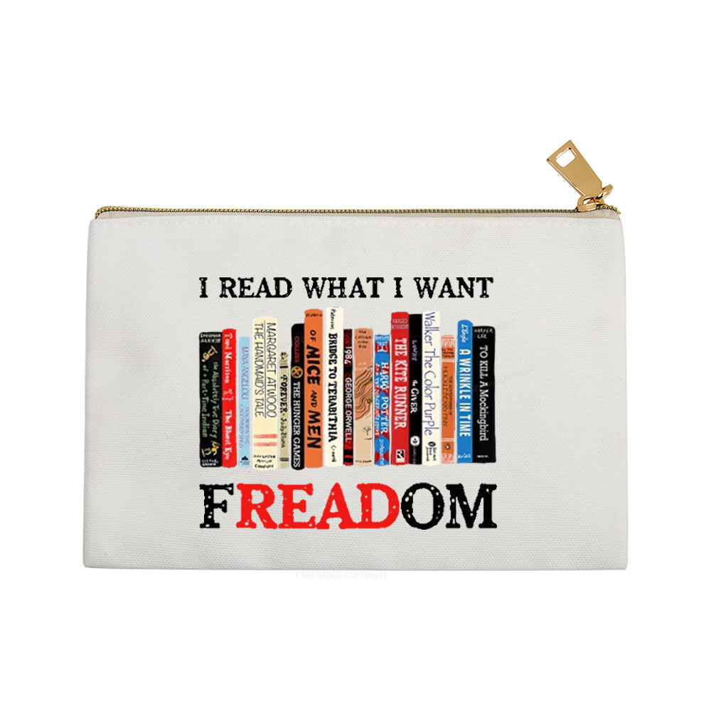 Pagewings I Read What I Want Banned Books Pouch
