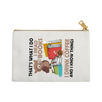 Pagewings That's What I Do I Read Books Pouch