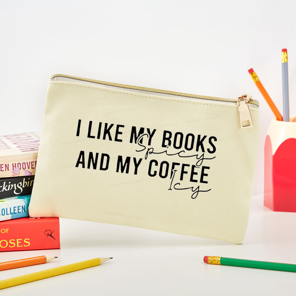 Pagewings I Like My Books And My Coffee Pouch