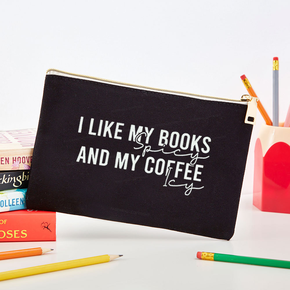Pagewings I Like My Books And My Coffee Pouch