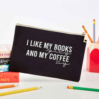 Pagewings I Like My Books And My Coffee Pouch
