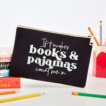 Pagewings Involves Books And Pajamas Count Me Pouch