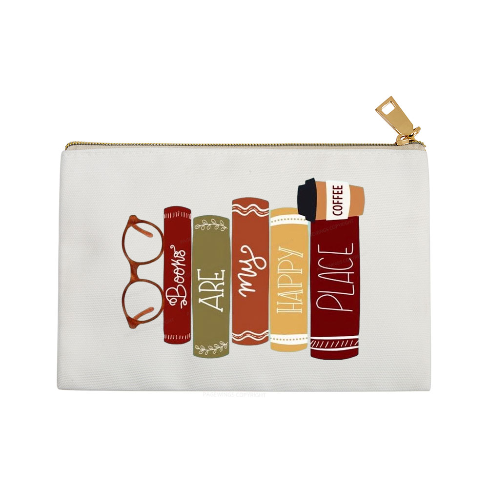 Pagewings Books are My Happy Place Pouch
