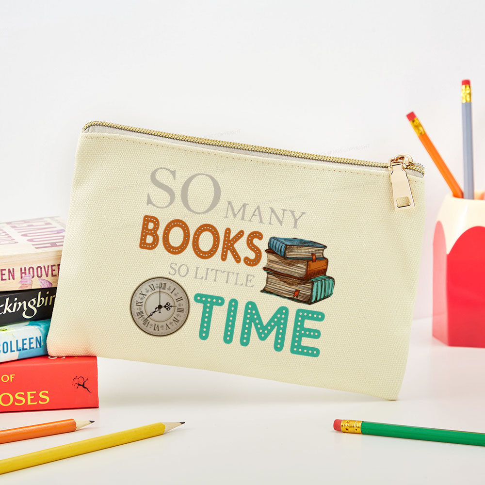 Pagewings So Many Books So Little Time Book Pouch