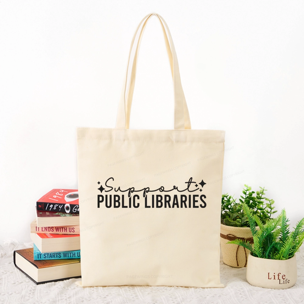 Pagewings Public Libraries Tote Bag