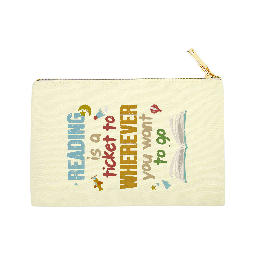 Pagewings Reading Is A Ticket Pouch