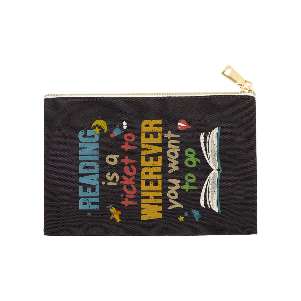 Pagewings Reading Is A Ticket Pouch