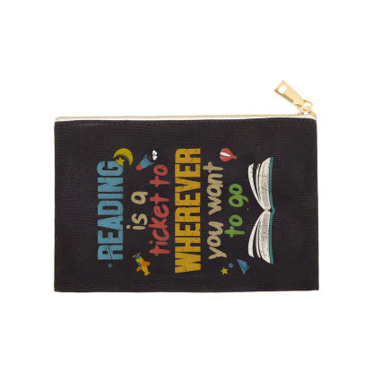 Pagewings Reading Is A Ticket Pouch