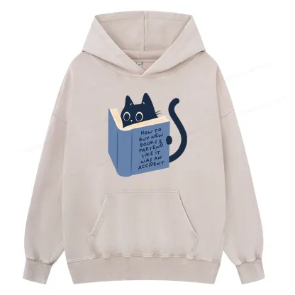 Pagewings How To Buy New Books Unisex Washed Hoodie