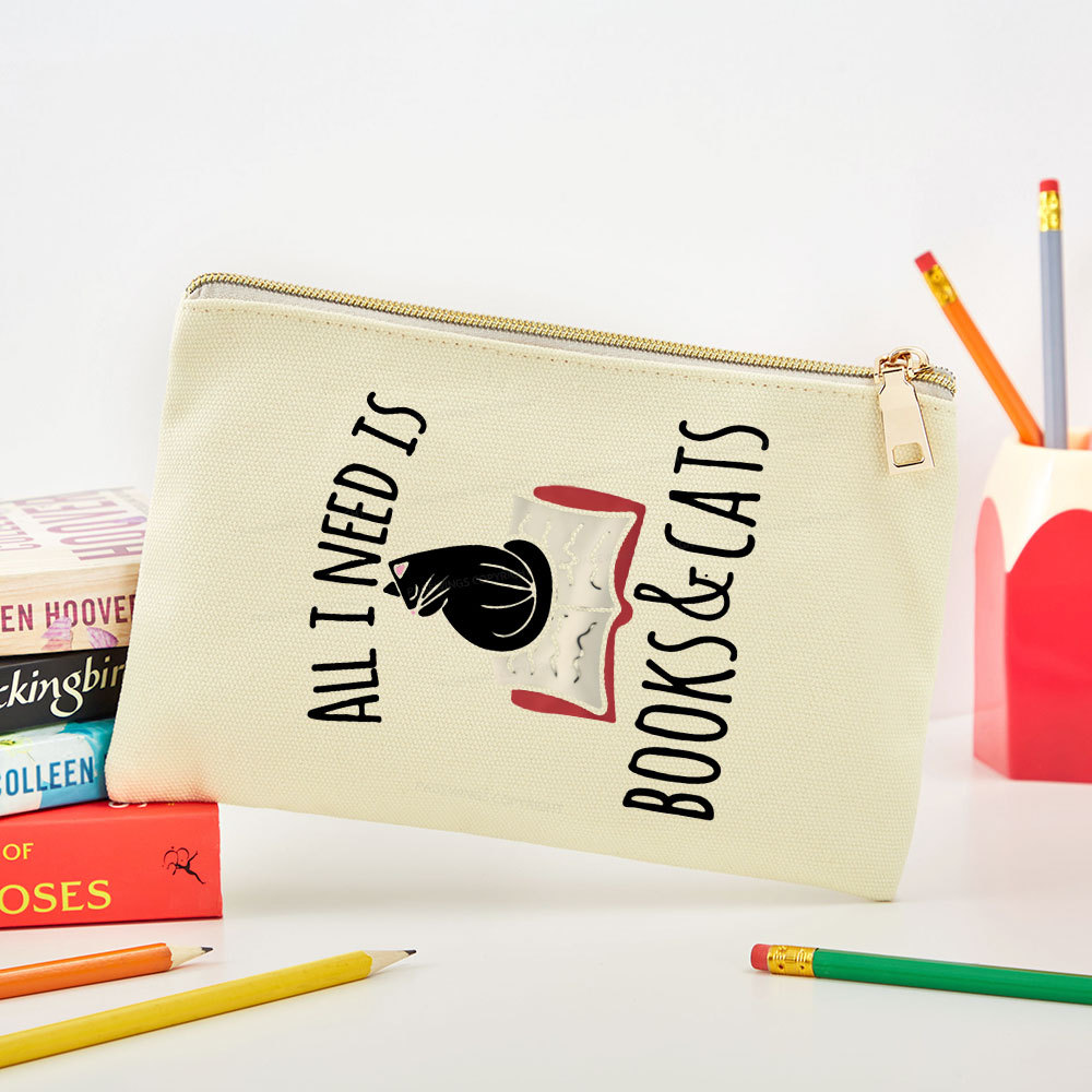 Pagewings All I Need Is Book & Cat Pouch