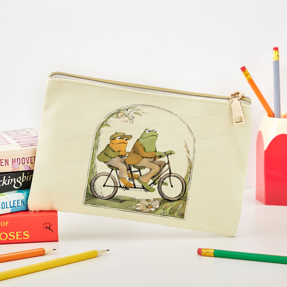 Pagewings Frog And Toad Book Vintage Pouch