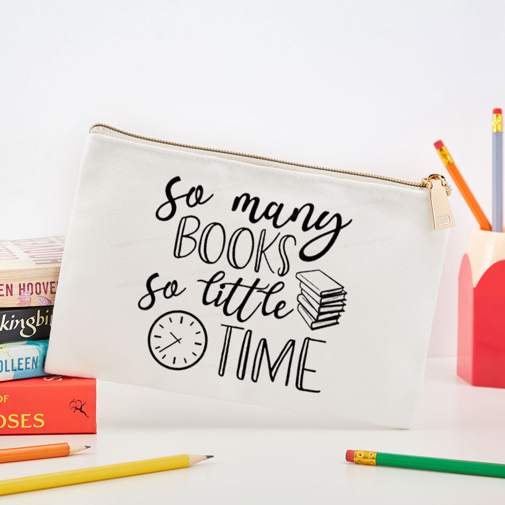 Pagewings So Many Books So Little Time Pouch