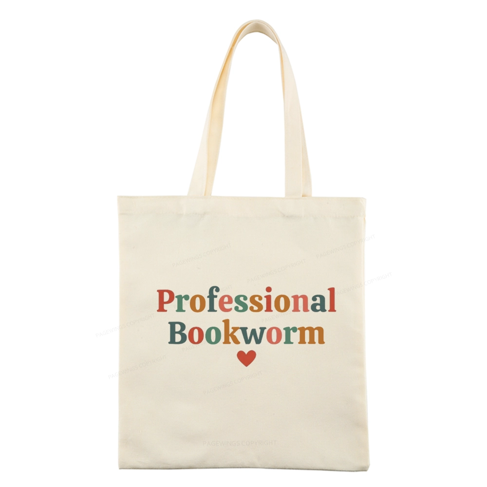 Pagewings Professional Bookworm Tote Bag