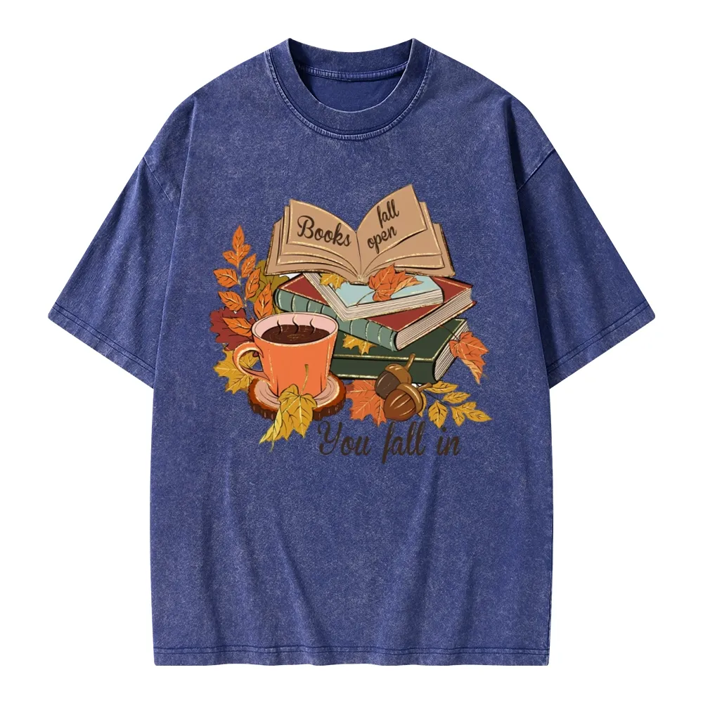 Pagewings Thanksgiving You Fall In Unisex Washed T-shirt