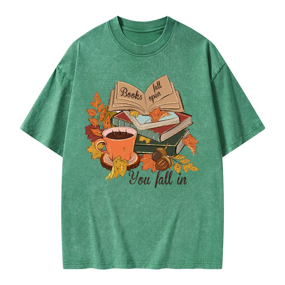 Pagewings Thanksgiving You Fall In Unisex Washed T-shirt
