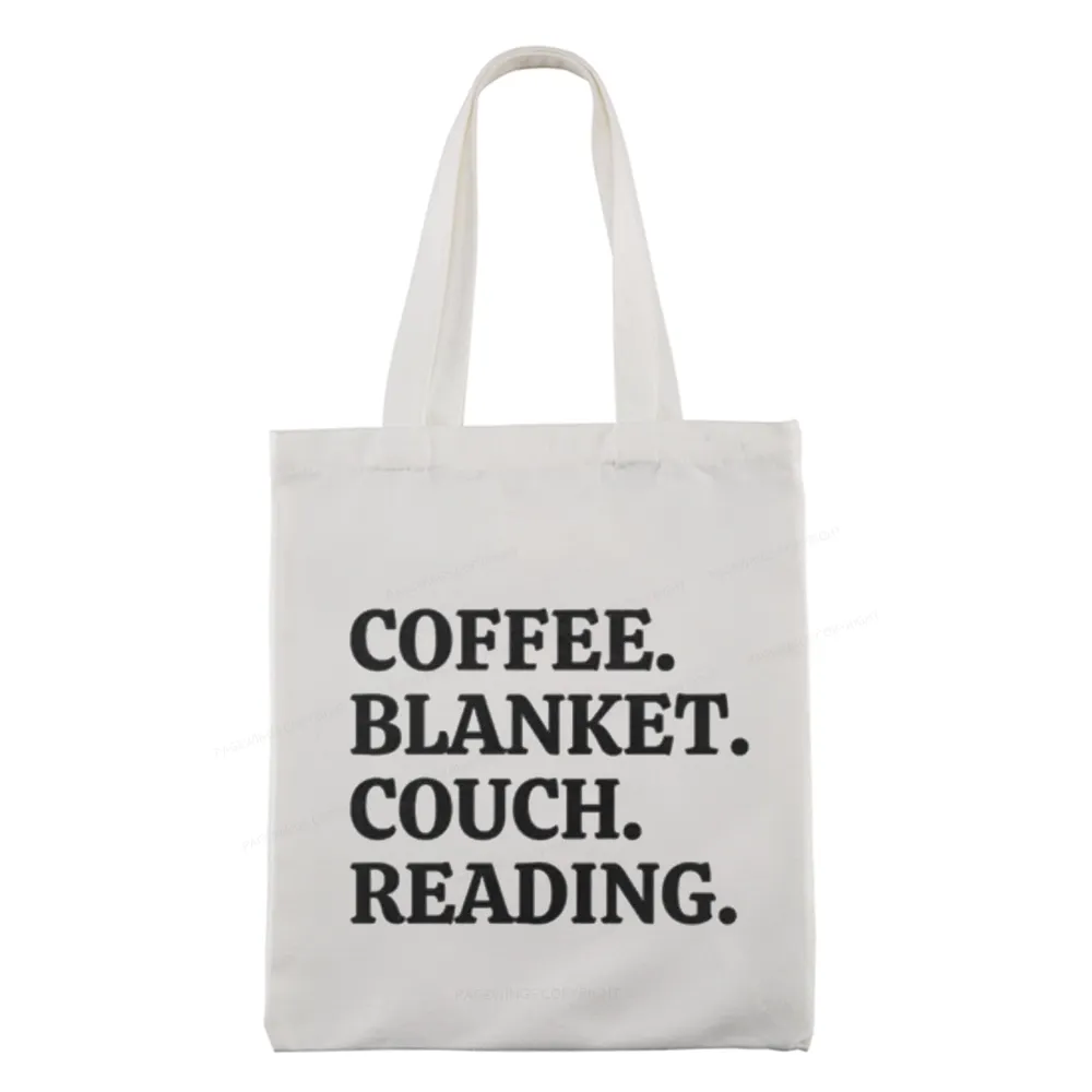 Pagewings Coffee Blanket Couch Reading Tote Bag