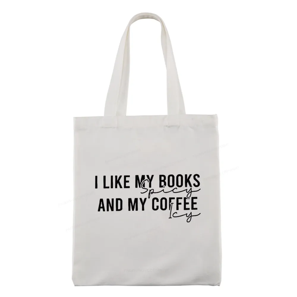 Pagewings I Like My Books And My Coffee Tote Bag