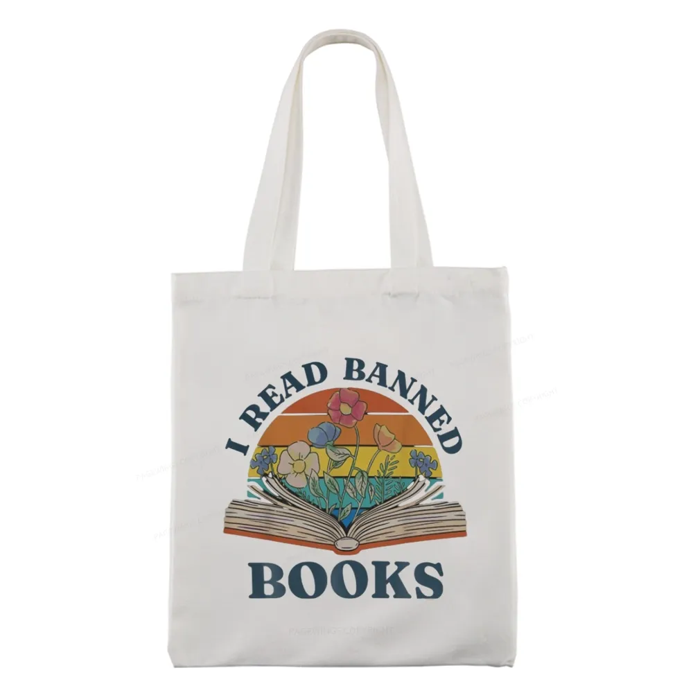 Pagewings I Read Banned Books Tote Bag