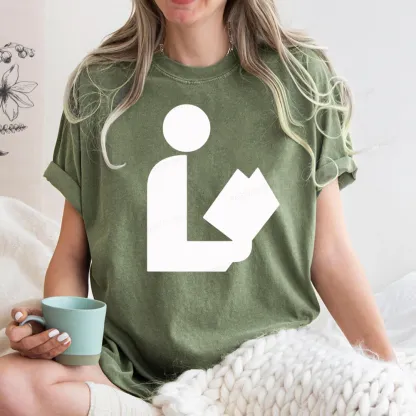 Pagewing National Library Symbol Unisex Washed T-shirt