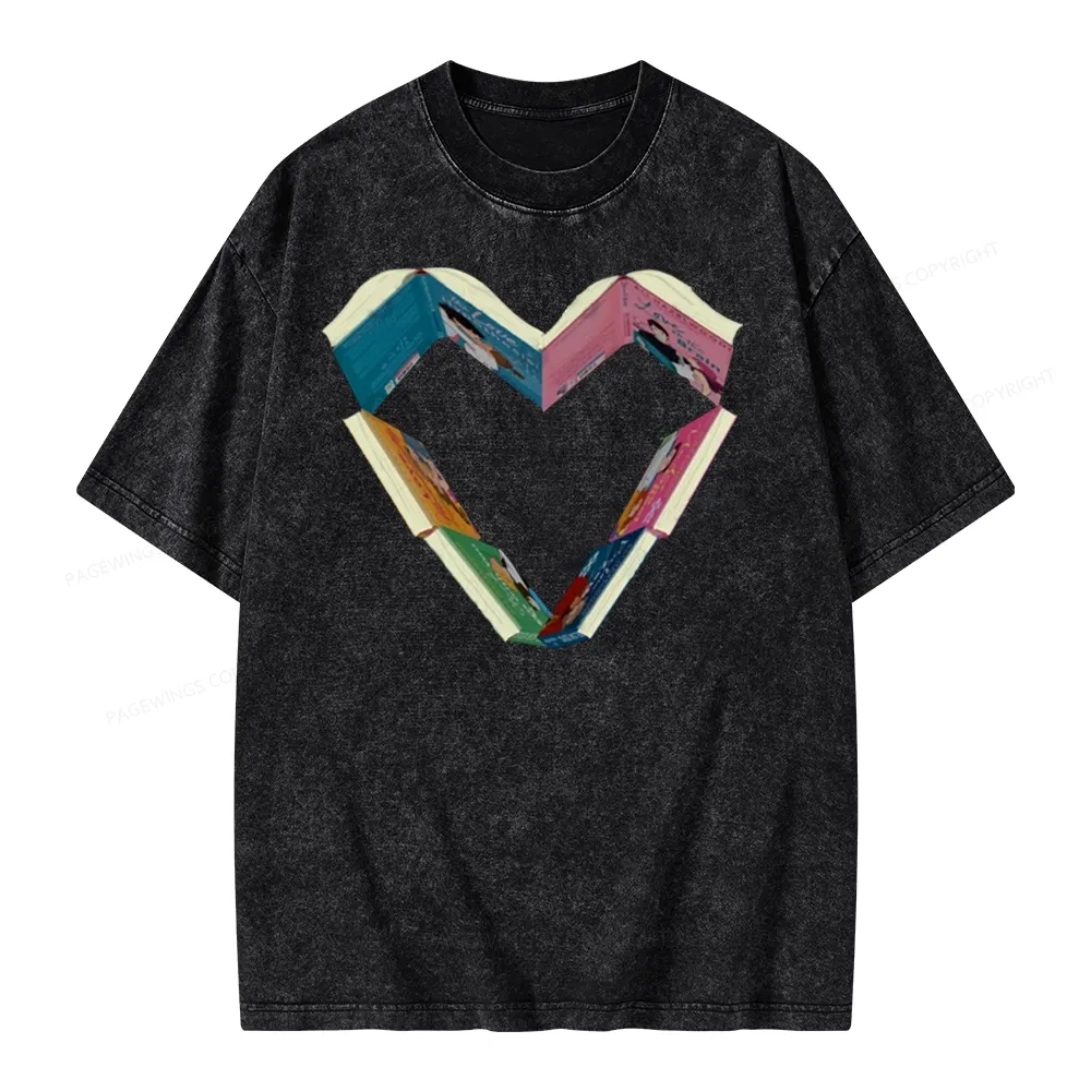 Pagewings Emotionally Attached To Fictional Characters Unisex Washed T