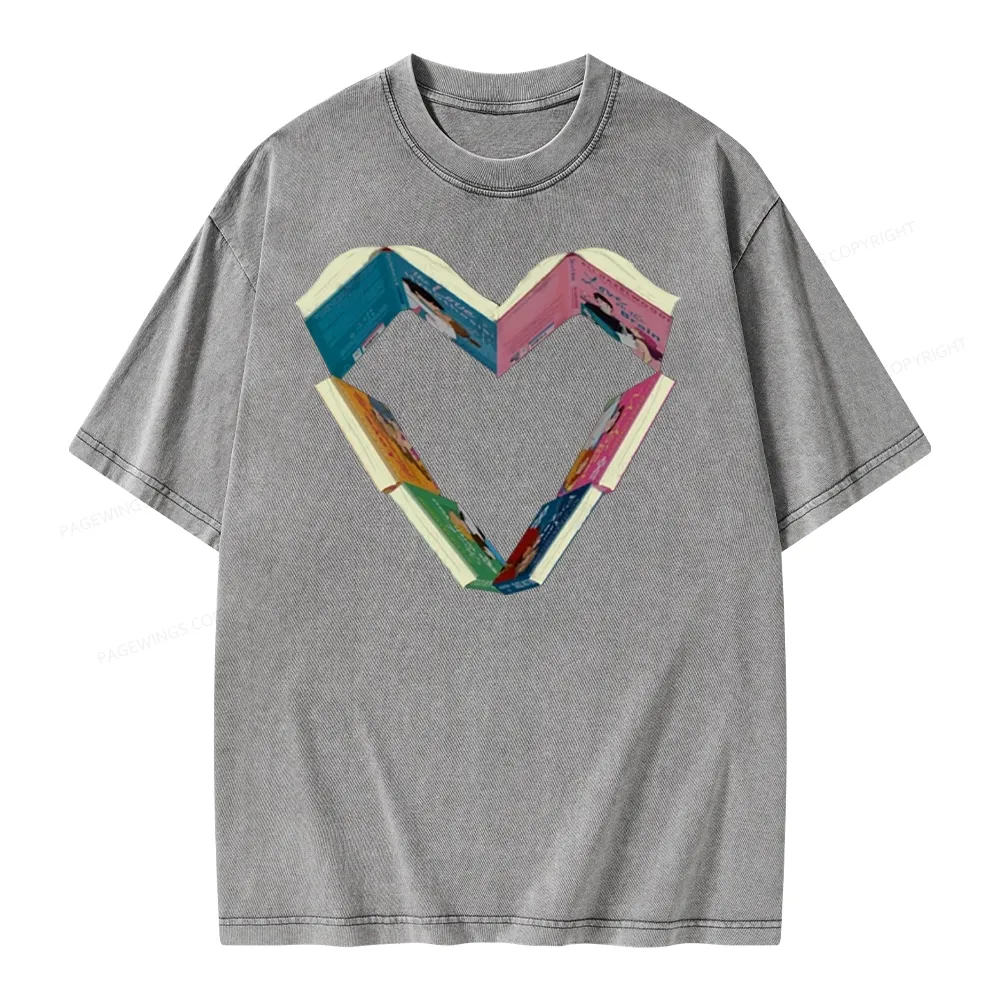 Pagewing Ali Hazelwood Books Unisex Washed T-shirt