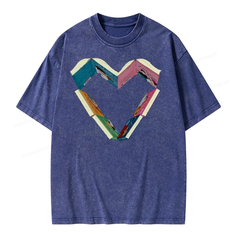 Pagewing Ali Hazelwood Books Unisex Washed T-shirt