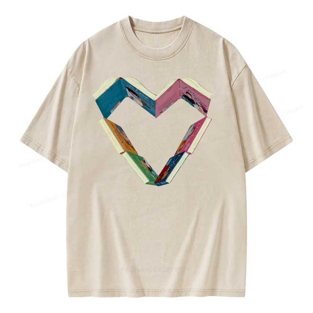 Pagewing Ali Hazelwood Books Unisex Washed T-shirt