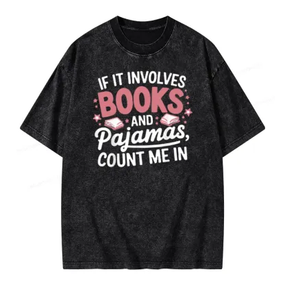 Pagewing  Lover Funny Book Reading Unisex Washed T-shirt
