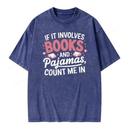 Pagewing  Lover Funny Book Reading Unisex Washed T-shirt