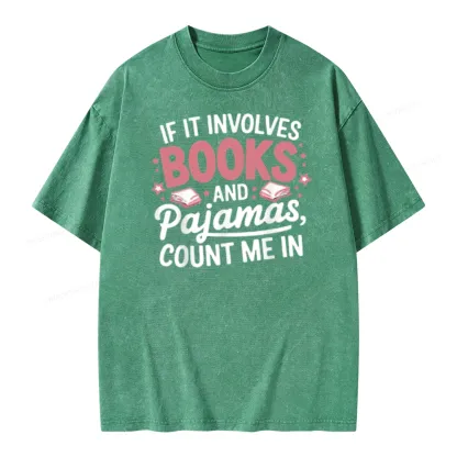 Pagewing  Lover Funny Book Reading Unisex Washed T-shirt