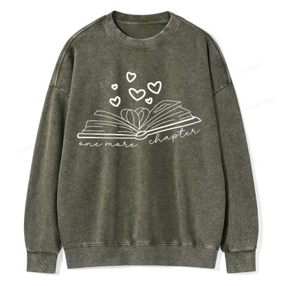 Pagewing Valentine Gift For Book Lover  Unisex Washed Sweatshirt