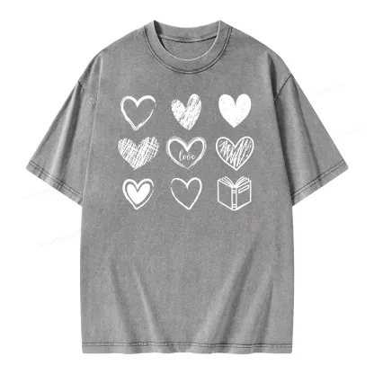 Pagewings To Love And Learn How To Be Loved Unisex Washed T-shirt