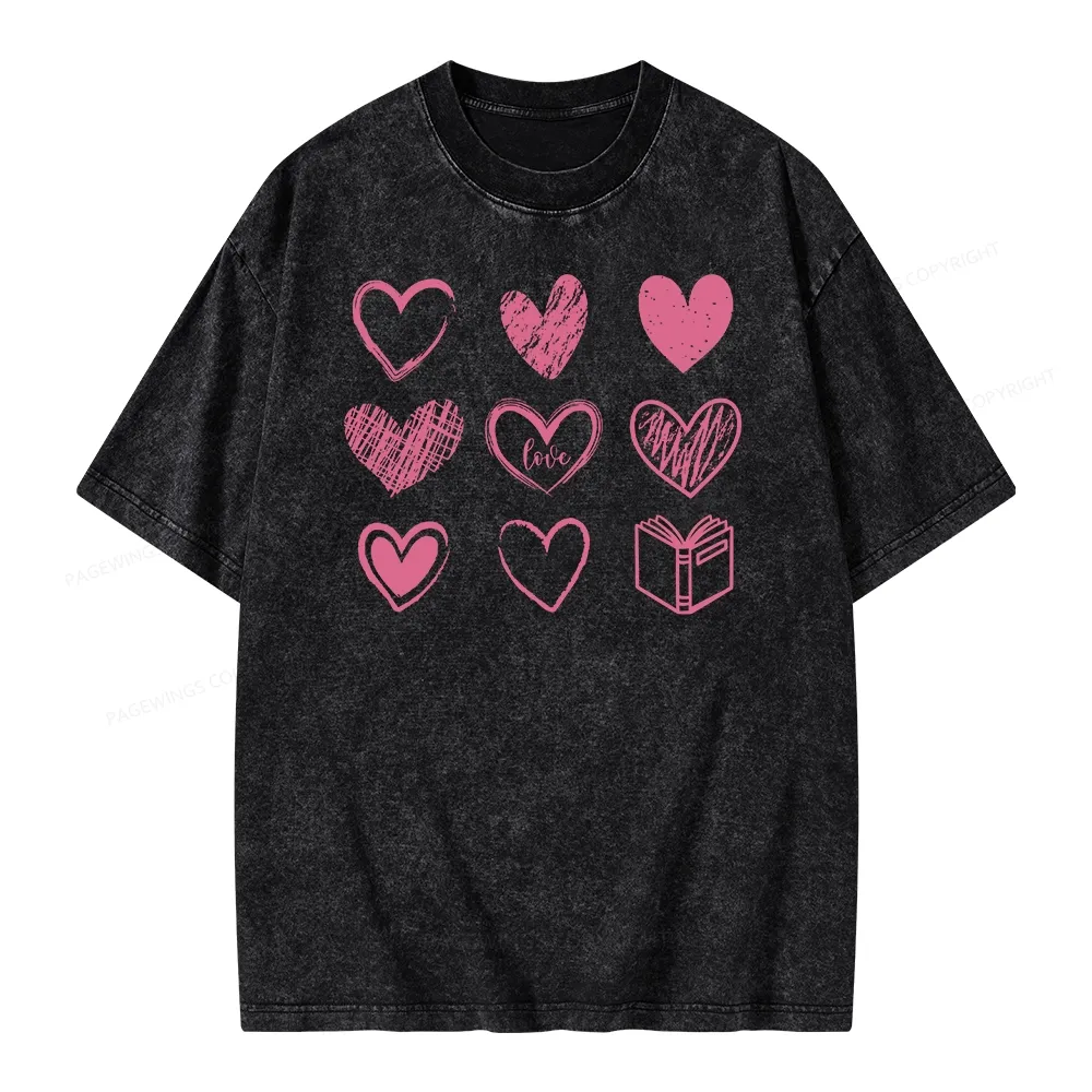 Pagewings To Love And Learn How To Be Loved Unisex Washed T-shirt