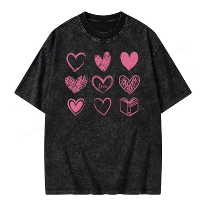 Pagewings To Love And Learn How To Be Loved Unisex Washed T-shirt