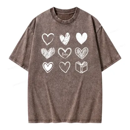 Pagewings To Love And Learn How To Be Loved Unisex Washed T-shirt