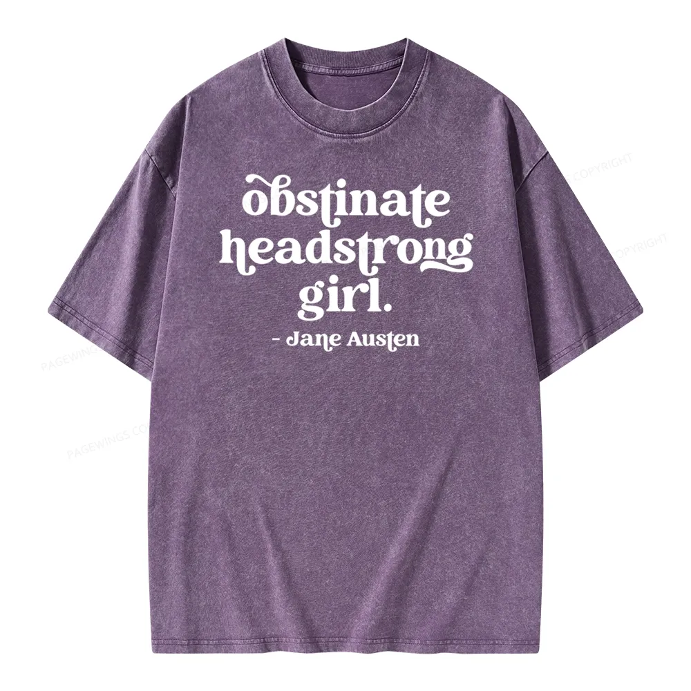 Pagewings Personalized Typewriter Unisex Washed T-shirt