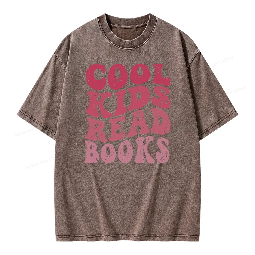 Pagewing Audiobooks Just Buy Me Books & Tell Me I'm Pretty Unisex Washed T-shirt